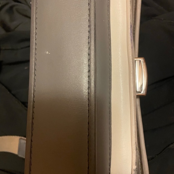Genuine Michael Kors purse from Macy’s. It’s 2 shades of gray and white. Square. - Picture 9 of 10
